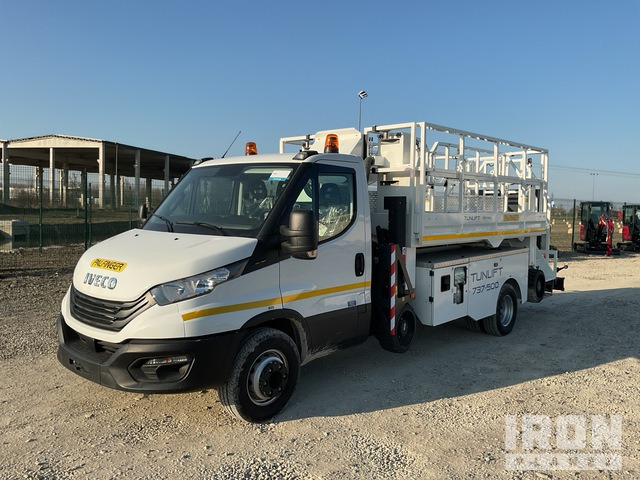 2022 Iveco Daily 2022 Palfinger Tunlift 7.37-500 ... Bucket Truck - Camion avec nacelle: photos 1 2022 Iveco Daily 2022 Palfinger Tunlift 7.37-500 ... Bucket Truck - Camion avec nacelle: photos 1