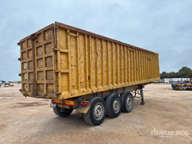1989 Trailor S383EL Tri/A Semi-Remorque Benne 3 Essieux End Dump Trailer - Remorque benne: photos 3 1989 Trailor S383EL Tri/A Semi-Remorque Benne 3 Essieux End Dump Trailer - Remorque benne: photos 3