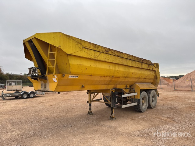 2000 Kaiser S3302V T/A Semi-Remorque Benne 2 Essieux End Dump Trailer - Remorque benne: photos 1 2000 Kaiser S3302V T/A Semi-Remorque Benne 2 Essieux End Dump Trailer - Remorque benne: photos 1