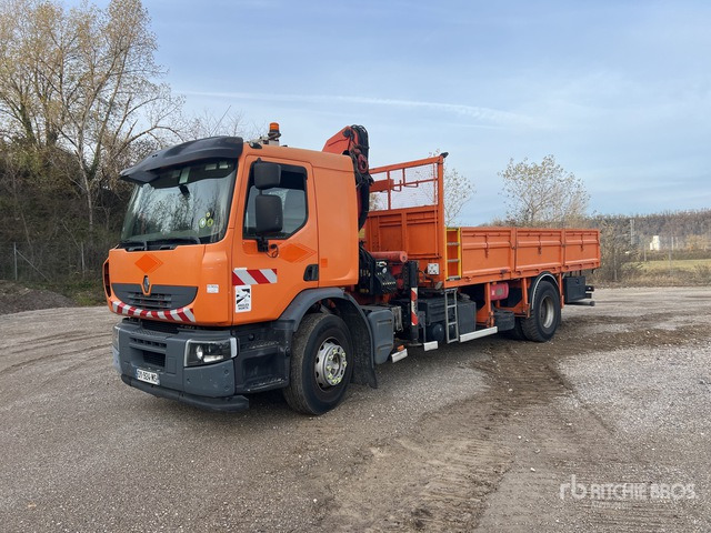 2007 Renault Premium II DXi 2007 Palfinger PK15500 5750 kg ... Flatbed Truck with Crane - Camion plateau, Camion grue: photos 1 2007 Renault Premium II DXi 2007 Palfinger PK15500 5750 kg ... Flatbed Truck with Crane - Camion plateau, Camion grue: photos 1