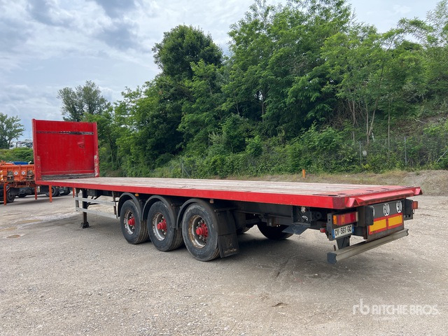 2009 Lecitrailer 13.40 m Tri/A Semi-Remorque Pla ... Flatbed Trailer - Remorque plateau: photos 2 2009 Lecitrailer 13.40 m Tri/A Semi-Remorque Pla ... Flatbed Trailer - Remorque plateau: photos 2