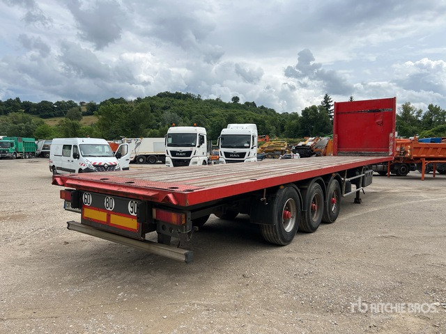 2009 Lecitrailer 13.40 m Tri/A Semi-Remorque Pla ... Flatbed Trailer - Remorque plateau: photos 3 2009 Lecitrailer 13.40 m Tri/A Semi-Remorque Pla ... Flatbed Trailer - Remorque plateau: photos 3