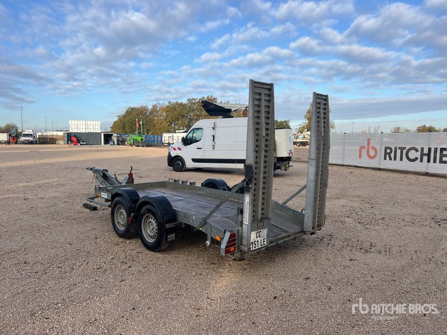 2012 Hubiere TPG352R T/A Remorque 2 Essieux Equipment Trailer - Remorque porte-engin surbaissée: photos 2 2012 Hubiere TPG352R T/A Remorque 2 Essieux Equipment Trailer - Remorque porte-engin surbaissée: photos 2