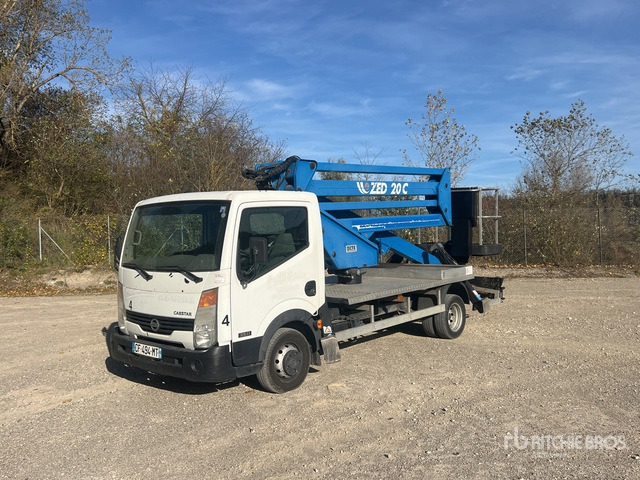 2012 Nissan CABSTAR 35.11 2012 SEQUANI meccanica ZED 20 C ... Bucket Truck - Camion avec nacelle: photos 1 2012 Nissan CABSTAR 35.11 2012 SEQUANI meccanica ZED 20 C ... Bucket Truck - Camion avec nacelle: photos 1