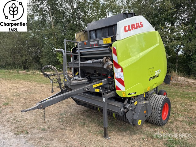 2014 Claas Variant 370 Presse A Balles Rondes 1 Essieu S/A Round Baler - Presse à balles rondes: photos 2 2014 Claas Variant 370 Presse A Balles Rondes 1 Essieu S/A Round Baler - Presse à balles rondes: photos 2