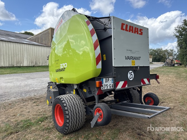 2014 Claas Variant 370 Presse A Balles Rondes 1 Essieu S/A Round Baler - Presse à balles rondes: photos 3 2014 Claas Variant 370 Presse A Balles Rondes 1 Essieu S/A Round Baler - Presse à balles rondes: photos 3