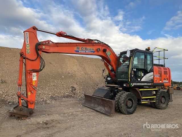 2017 Hitachi ZX170W-5 Highway Wheeled Excavator - Pelle sur pneus: photos 1 2017 Hitachi ZX170W-5 Highway Wheeled Excavator - Pelle sur pneus: photos 1