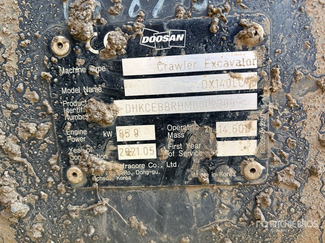 2021 Doosan DX140LC-5 Tracked Excavator - Pelle sur chenille: photos 2 2021 Doosan DX140LC-5 Tracked Excavator - Pelle sur chenille: photos 2