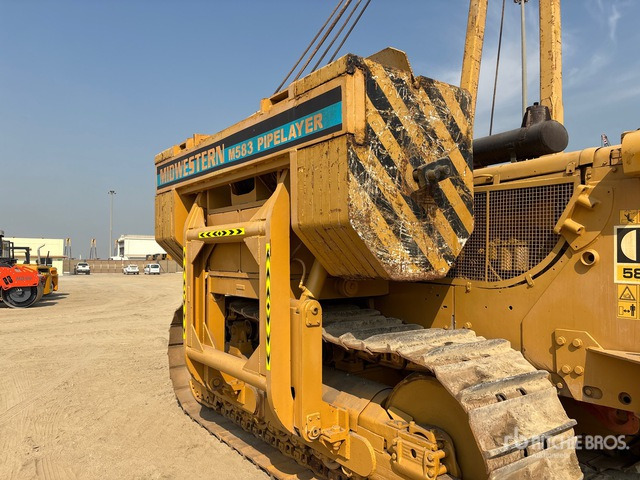 1980 Cat D8K w/ Midwestern M583 Conversion Pipelayer - Poseur de canalisations: photos 4 1980 Cat D8K w/ Midwestern M583 Conversion Pipelayer - Poseur de canalisations: photos 4