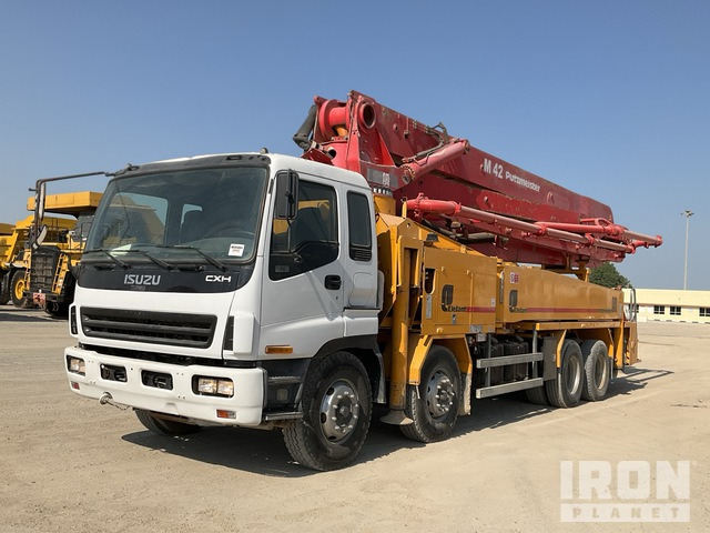 2002 Isuzu CXH50T 2003 Putzmeister M42 on 8x4 Twi ... Concrete Pump Truck - Broyeur/ Épareuse: photos 2 2002 Isuzu CXH50T 2003 Putzmeister M42 on 8x4 Twi ... Concrete Pump Truck - Broyeur/ Épareuse: photos 2