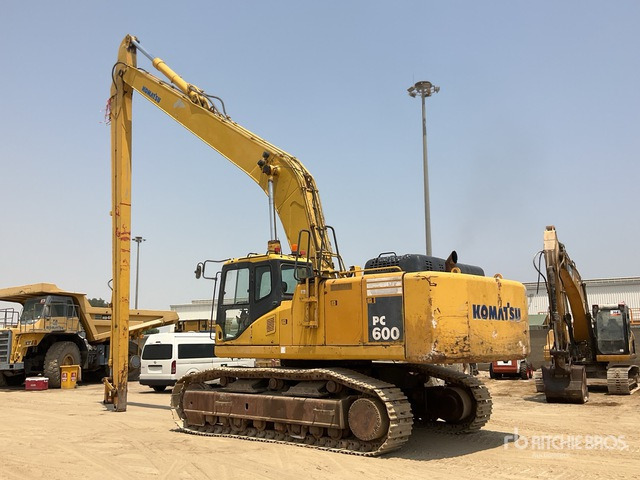2008 Komatsu PC600-7 Long Reach Tracked Excavator - Pelle sur chenille: photos 4 2008 Komatsu PC600-7 Long Reach Tracked Excavator - Pelle sur chenille: photos 4