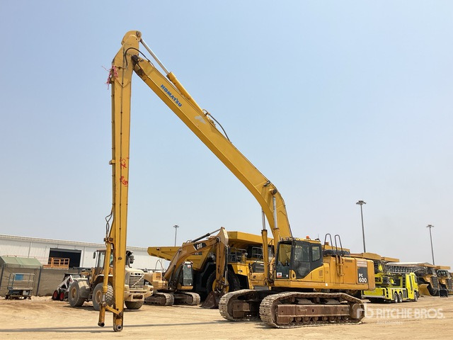 2008 Komatsu PC600-7 Long Reach Tracked Excavator - Pelle sur chenille: photos 2 2008 Komatsu PC600-7 Long Reach Tracked Excavator - Pelle sur chenille: photos 2
