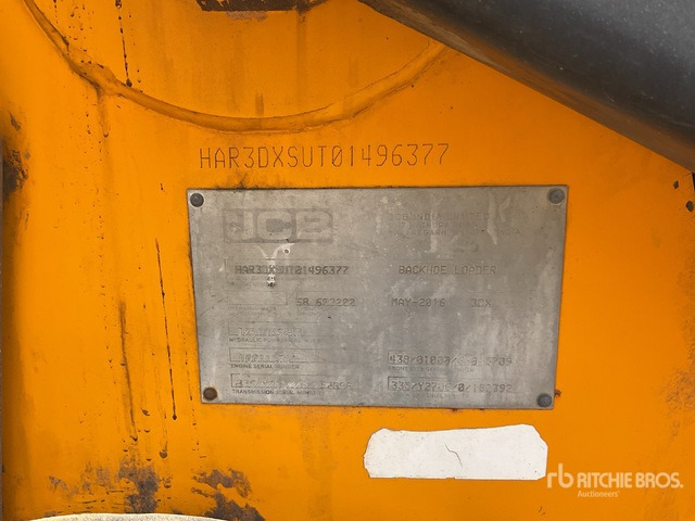 2016 JCB 3DX 4x4 Backhoe Loader - Broyeur/ Épareuse: photos 2 2016 JCB 3DX 4x4 Backhoe Loader - Broyeur/ Épareuse: photos 2