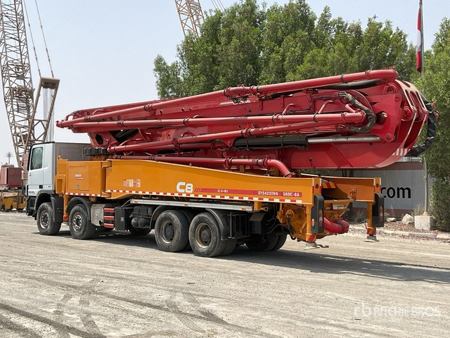 2020 Mercedes-Benz Actros 4141 2020 Sany SYM5449THBE 56 m on 8 ... Concrete Pump Truck - Camion pompe: photos 3 2020 Mercedes-Benz Actros 4141 2020 Sany SYM5449THBE 56 m on 8 ... Concrete Pump Truck - Camion pompe: photos 3