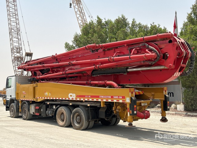 2020 Mercedes-Benz Actros 4141 2020 Sany SYM5449THBE 56 m on 8 ... Concrete Pump Truck - Camion pompe: photos 4 2020 Mercedes-Benz Actros 4141 2020 Sany SYM5449THBE 56 m on 8 ... Concrete Pump Truck - Camion pompe: photos 4