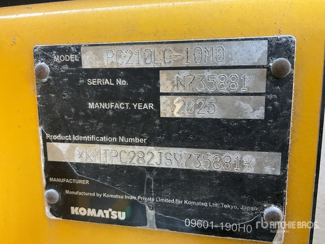2025 Komatsu PC210LC-10M0 (Unused) Tracked Excavator - Pelle sur chenille: photos 3 2025 Komatsu PC210LC-10M0 (Unused) Tracked Excavator - Pelle sur chenille: photos 3