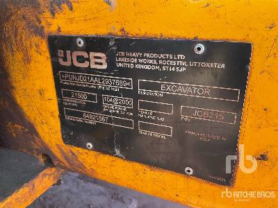 JCB JS215 - Pelle sur chenille: photos 1 JCB JS215 - Pelle sur chenille: photos 1