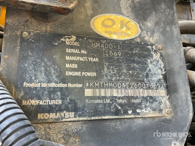 Komatsu HM400-1 Articulated Dump Truck - Tombereau articulé: photos 1 Komatsu HM400-1 Articulated Dump Truck - Tombereau articulé: photos 1