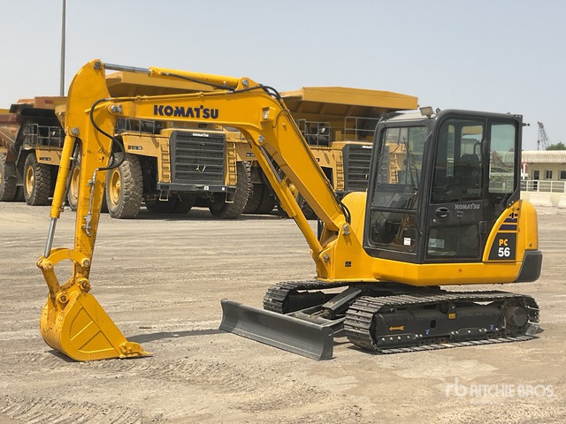 Komatsu PC56-7 Mini Excavator: <6.6t - Mini pelle: photos 1 Komatsu PC56-7 Mini Excavator: <6.6t - Mini pelle: photos 1