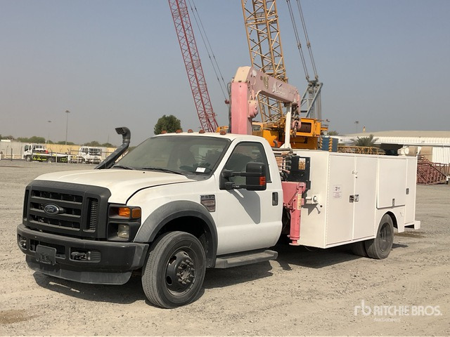 2008 Ford F550 XL Super Duty 4x4 Service Truck - Véhicule de voirie/ Spécial: photos 1 2008 Ford F550 XL Super Duty 4x4 Service Truck - Véhicule de voirie/ Spécial: photos 1