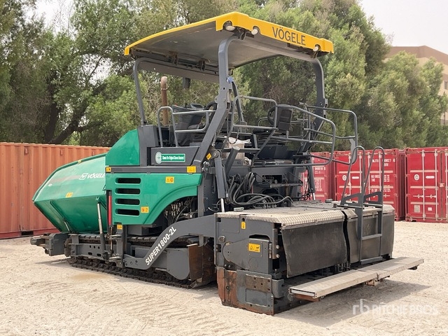 Vogele SUPER 1800-2L - Finisseur: photos 4 Vogele SUPER 1800-2L - Finisseur: photos 4