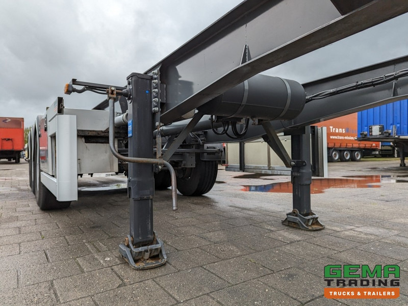 Semi-remorque porte-conteneur/ Caisse mobile Burg BPO 12-27 3-Assen BPW ADR EX/II EX/III FL OX AT - Trommelremmen - 20/30FT TankChassis - RVS Driptray/Toolbox (O1824): photos 7