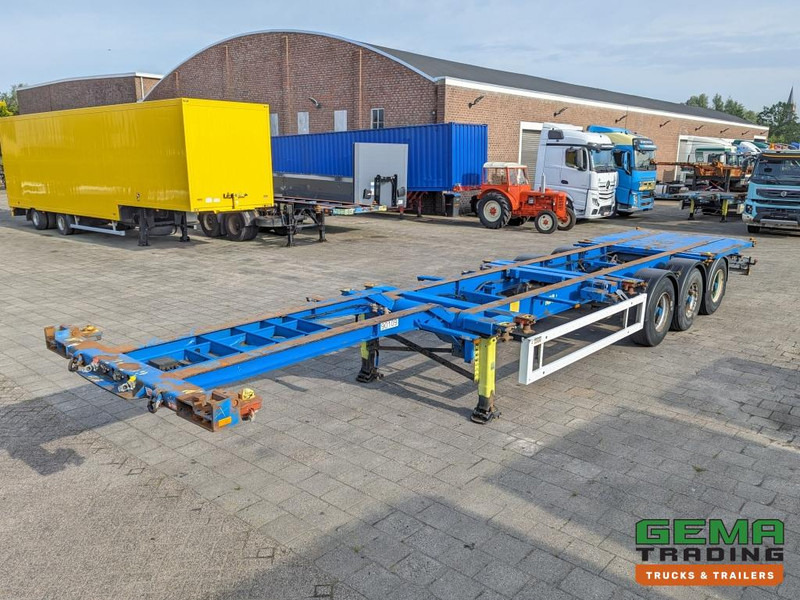 Krone SDC-27 3-Assen BPW Drumbrakes - 5340KG - All Connections (O1912) - Semi-remorque porte-conteneur/ Caisse mobile: photos 1 Krone SDC-27 3-Assen BPW Drumbrakes - 5340KG - All Connections (O1912) - Semi-remorque porte-conteneur/ Caisse mobile: photos 1