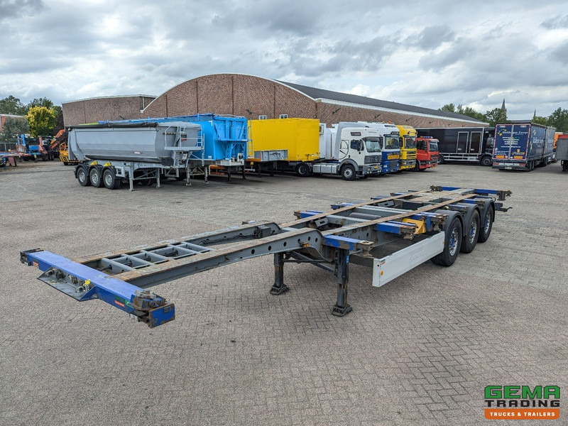 Krone SDC 27 3-Assen SAF - Lift as - Schijfremmen - Achterschuiver - 20 2x20FT/30/40FT - Semi-remorque porte-conteneur/ Caisse mobile: photos 1 Krone SDC 27 3-Assen SAF - Lift as - Schijfremmen - Achterschuiver - 20 2x20FT/30/40FT - Semi-remorque porte-conteneur/ Caisse mobile: photos 1