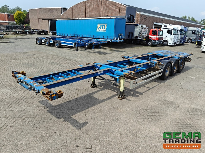 Krone SDC 27 3 assen BPW - DrumBrakes - 5340KG - 2x 20FT 1x 30FT 1x40FT - NL kenteken - Semi-remorque porte-conteneur/ Caisse mobile: photos 2 Krone SDC 27 3 assen BPW - DrumBrakes - 5340KG - 2x 20FT 1x 30FT 1x40FT - NL kenteken - Semi-remorque porte-conteneur/ Caisse mobile: photos 2
