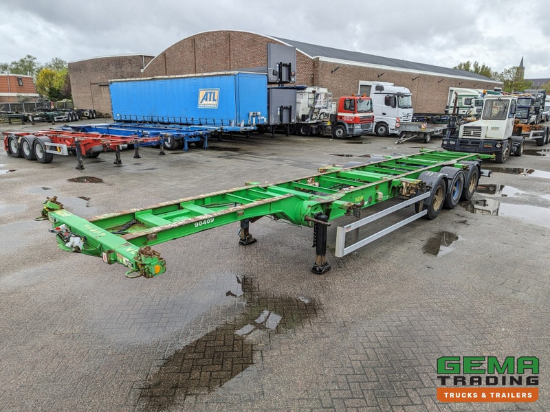 Lecitrailer 3E20-PC.HC 3-Assen BPW Lift-As - 4800kg - 1x 20FT 2x20FT 1x30FT 1x40FT (O1774) - Semi-remorque porte-conteneur/ Caisse mobile: photos 2 Lecitrailer 3E20-PC.HC 3-Assen BPW Lift-As - 4800kg - 1x 20FT 2x20FT 1x30FT 1x40FT (O1774) - Semi-remorque porte-conteneur/ Caisse mobile: photos 2