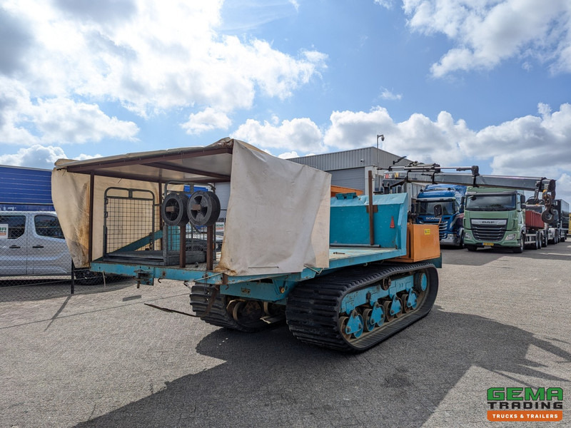 Morooka MST-1100 Rupsdumper / Werktuigdrager - Platte kiepbak + Hiab 026 T3 Kraan - Komatsu 6Cil - Tombereau: photos 3 Morooka MST-1100 Rupsdumper / Werktuigdrager - Platte kiepbak + Hiab 026 T3 Kraan - Komatsu 6Cil - Tombereau: photos 3
