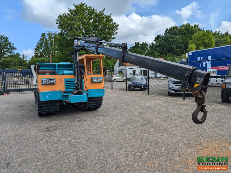Morooka MST-1100 Rupsdumper / Werktuigdrager - Platte kiepbak + Hiab 026 T3 Kraan - Komatsu 6Cil - Tombereau: photos 4 Morooka MST-1100 Rupsdumper / Werktuigdrager - Platte kiepbak + Hiab 026 T3 Kraan - Komatsu 6Cil - Tombereau: photos 4