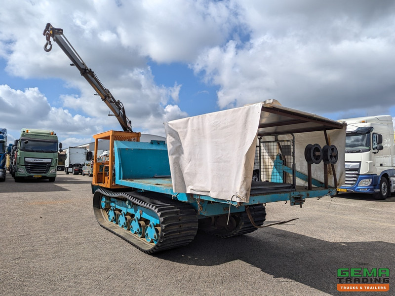 Morooka MST-1100 Rupsdumper / Werktuigdrager - Platte kiepbak + Hiab 026 T3 Kraan - Komatsu 6Cil - Tombereau: photos 2 Morooka MST-1100 Rupsdumper / Werktuigdrager - Platte kiepbak + Hiab 026 T3 Kraan - Komatsu 6Cil - Tombereau: photos 2