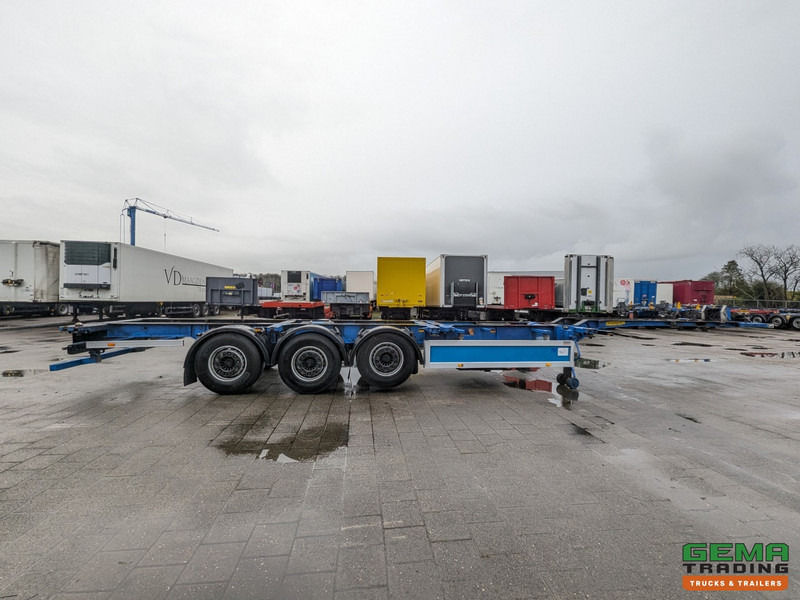 Semi-remorque porte-conteneur/ Caisse mobile Pacton TXC339 3-Assen SAF - Schijfremmen - Lift-As - Vast - Reservewiel - 2x 20 30 40 45FT: photos 13