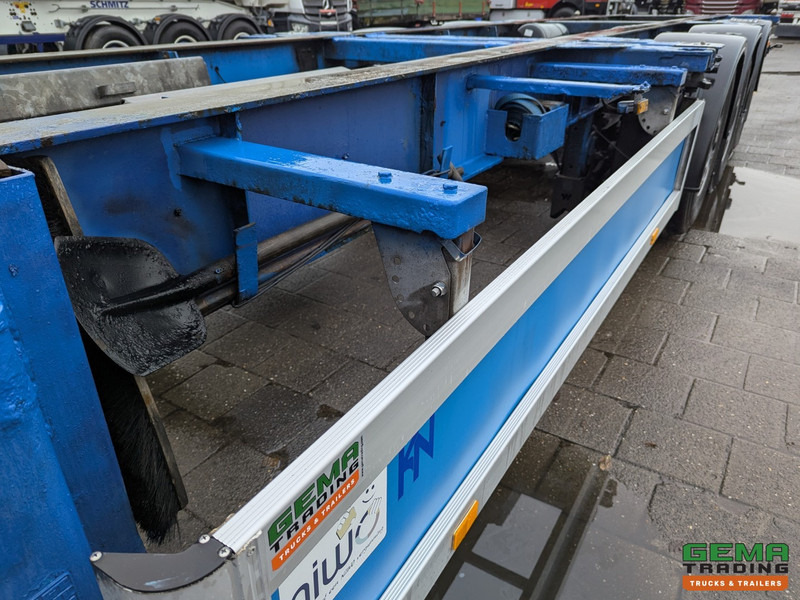 Semi-remorque porte-conteneur/ Caisse mobile Pacton TXC339 3-Assen SAF - Schijfremmen - Lift-As - Vast - Reservewiel - 2x 20 30 40 45FT: photos 11