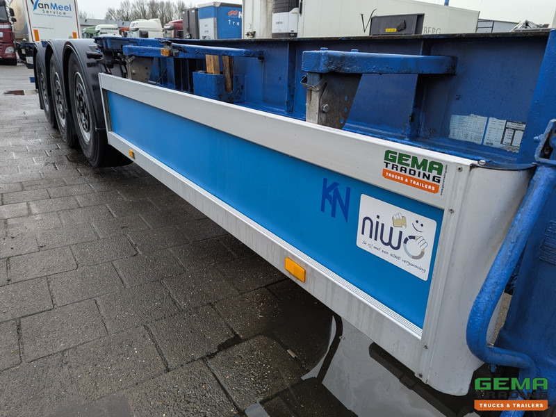 Semi-remorque porte-conteneur/ Caisse mobile Pacton TXC339 3-Assen SAF - Schijfremmen - Lift-As - Vast - Reservewiel - 2x 20 30 40 45FT: photos 10