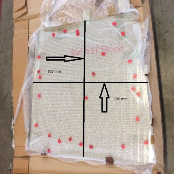 Front Glass Panel for Linde H20-30 - Cabine et intérieur pour Matériel de manutention: photos 2 Front Glass Panel for Linde H20-30 - Cabine et intérieur pour Matériel de manutention: photos 2