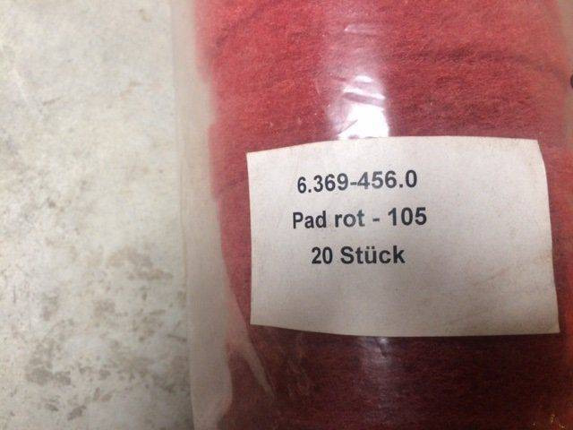 3XPad Red 105-20pcs - Pièces de rechange pour Machine de nettoyage: photos 2 3XPad Red 105-20pcs - Pièces de rechange pour Machine de nettoyage: photos 2