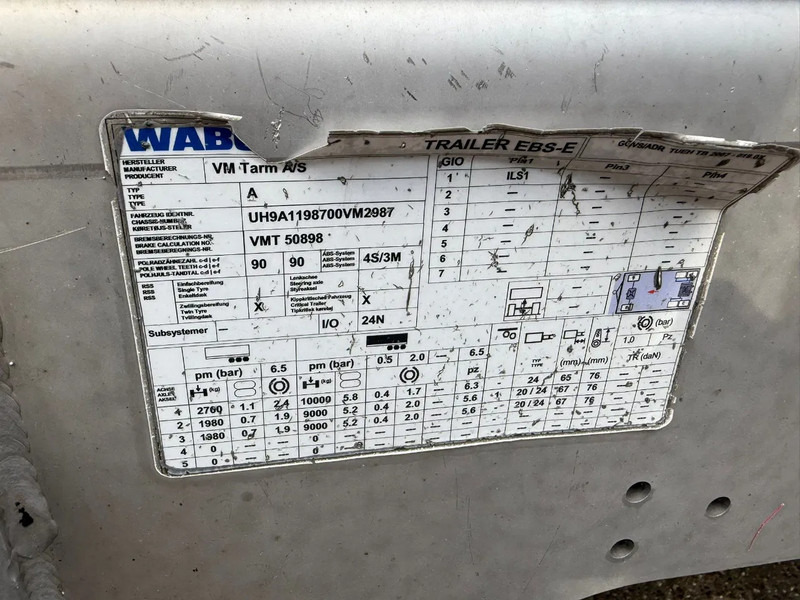 Semi-remorque citerne Magyar VM Tarm 19.000L RVS/INOX Melk/Milk/Milch Food 3 Rooms Liftas: photos 16