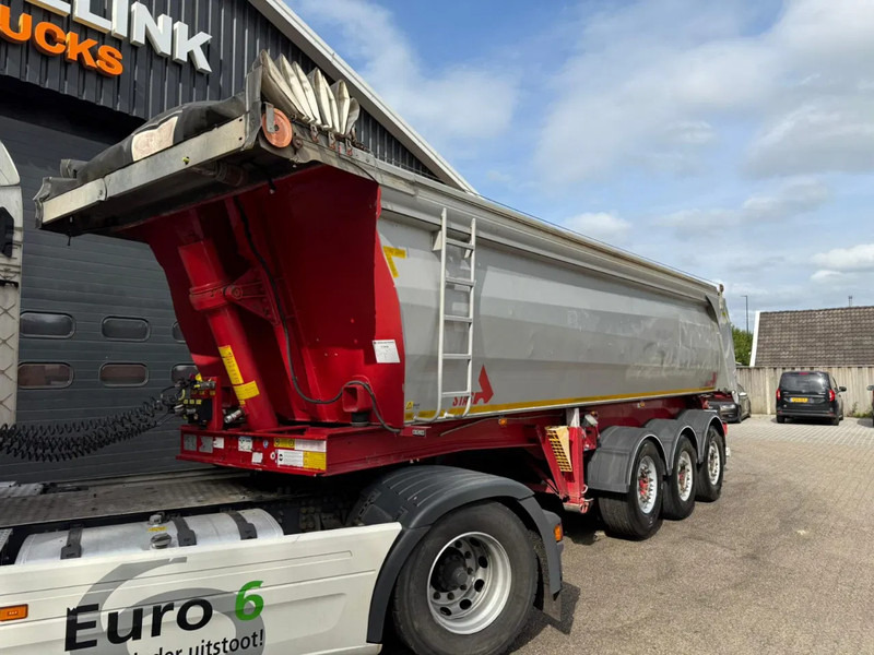 Stas S300CX Lift Axle Automatic roof Tarpaulin APK/TUV 12/2025 - Semi-remorque benne: photos 1 Stas S300CX Lift Axle Automatic roof Tarpaulin APK/TUV 12/2025 - Semi-remorque benne: photos 1