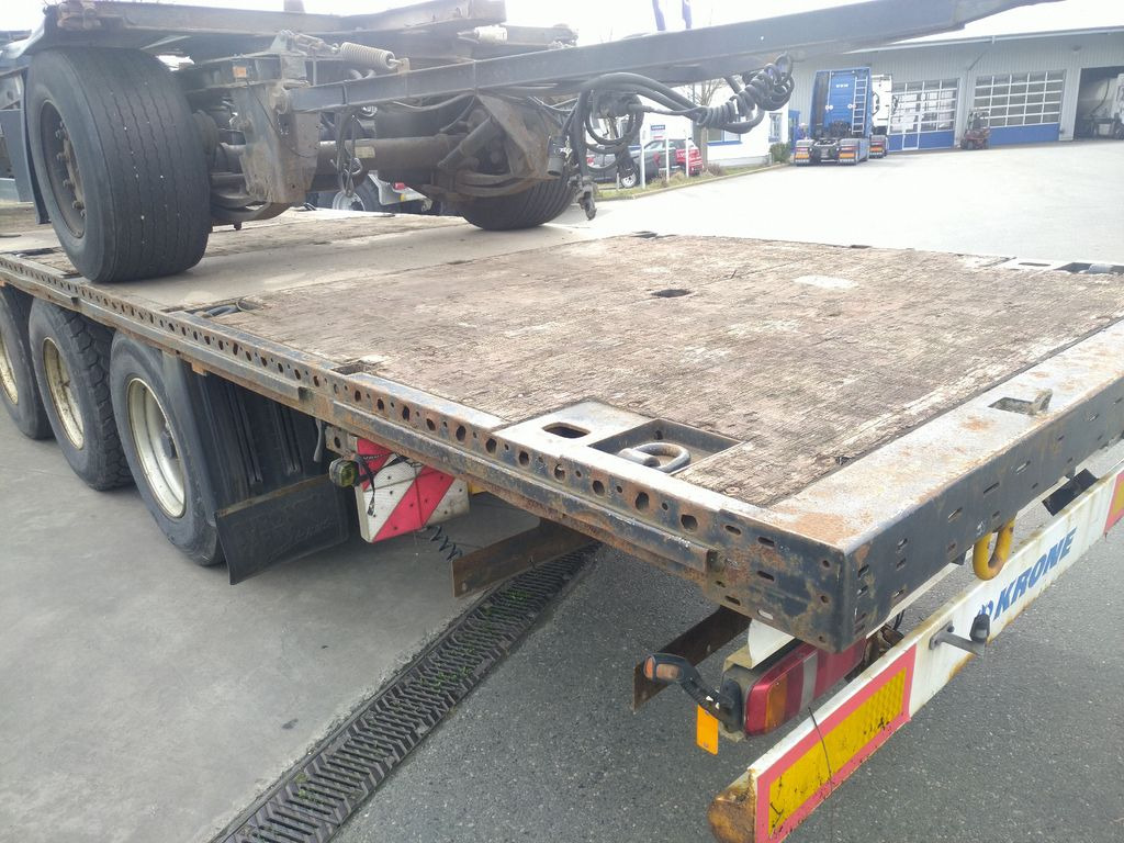 Semi-remorque plateau Krone SDP27 TwistLocks 40"+ 20" BPW Lift Rungentaschen: photos 6
