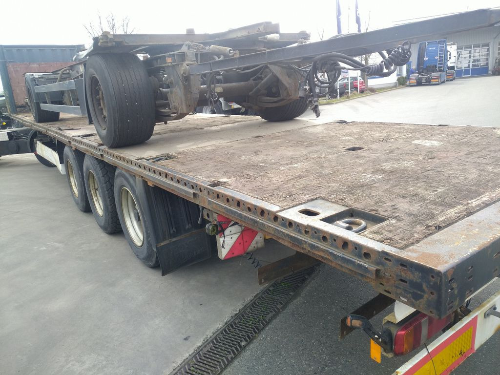 Semi-remorque plateau Krone SDP27 TwistLocks 40"+ 20" BPW Lift Rungentaschen: photos 9