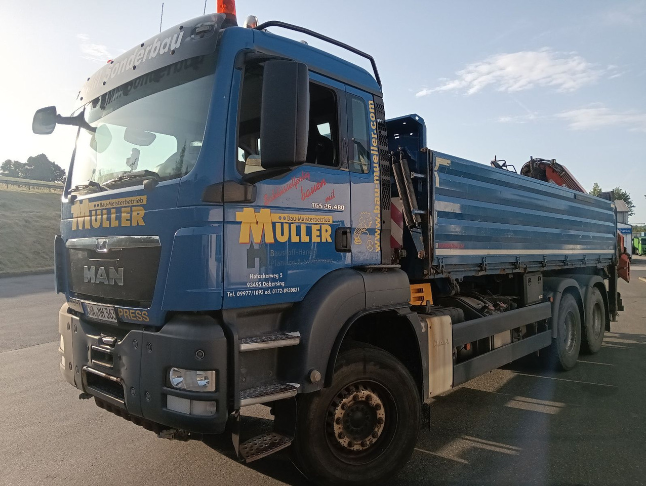 MAN TGS 26:480 6x4 EURO5 ATLAS 240.2E-A4 3-S-Kipper - Camion benne, Camion grue: photos 3 MAN TGS 26:480 6x4 EURO5 ATLAS 240.2E-A4 3-S-Kipper - Camion benne, Camion grue: photos 3
