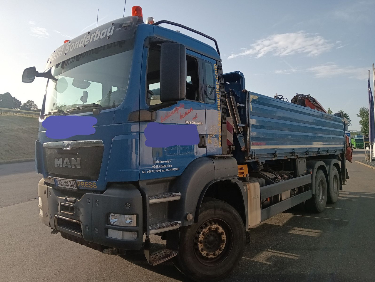 MAN TGS 26:480 6x4 EURO5 ATLAS 240.2E-A4 3-S-Kipper - Camion benne, Camion grue: photos 2 MAN TGS 26:480 6x4 EURO5 ATLAS 240.2E-A4 3-S-Kipper - Camion benne, Camion grue: photos 2