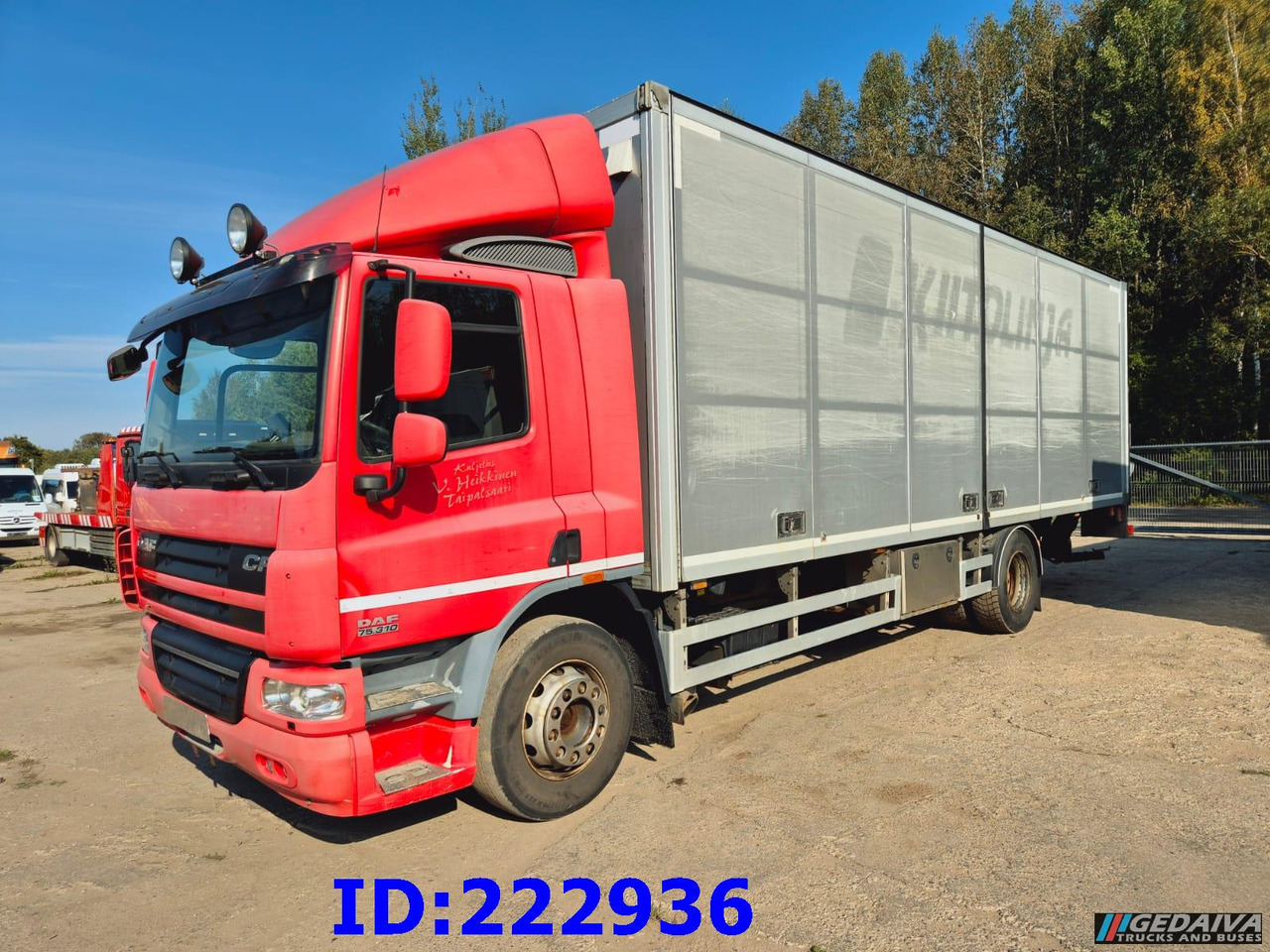 DAF CF 75.310 - Euro5 - Camion fourgon: photos 1 DAF CF 75.310 - Euro5 - Camion fourgon: photos 1