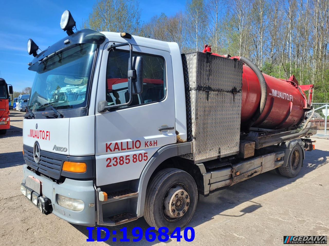 MERCEDES-BENZ Atego 1223 Manual + 7.3m3 - Camion citerne: photos 1 MERCEDES-BENZ Atego 1223 Manual + 7.3m3 - Camion citerne: photos 1