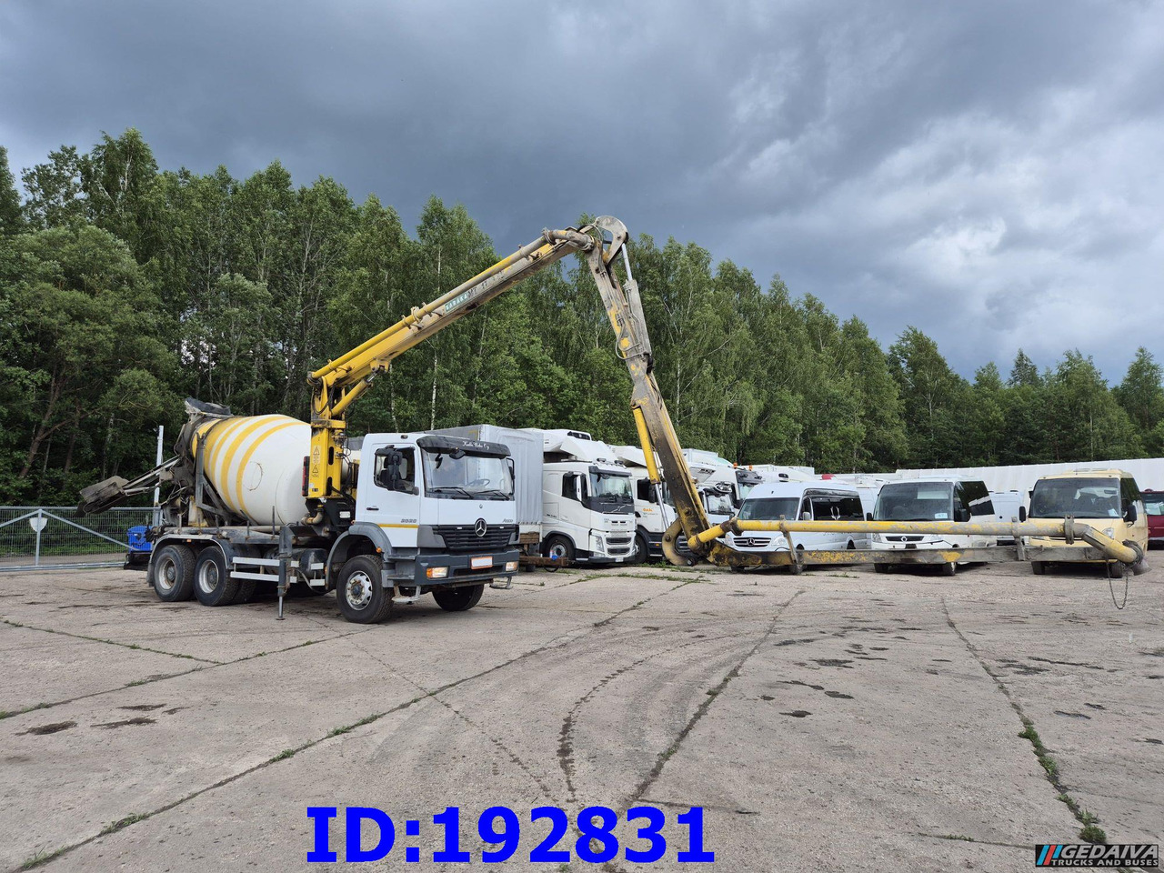 MERCEDES-BENZ Atego 2628 6x4 Schwing 17m 9m3 - Camion pompe: photos 3 MERCEDES-BENZ Atego 2628 6x4 Schwing 17m 9m3 - Camion pompe: photos 3