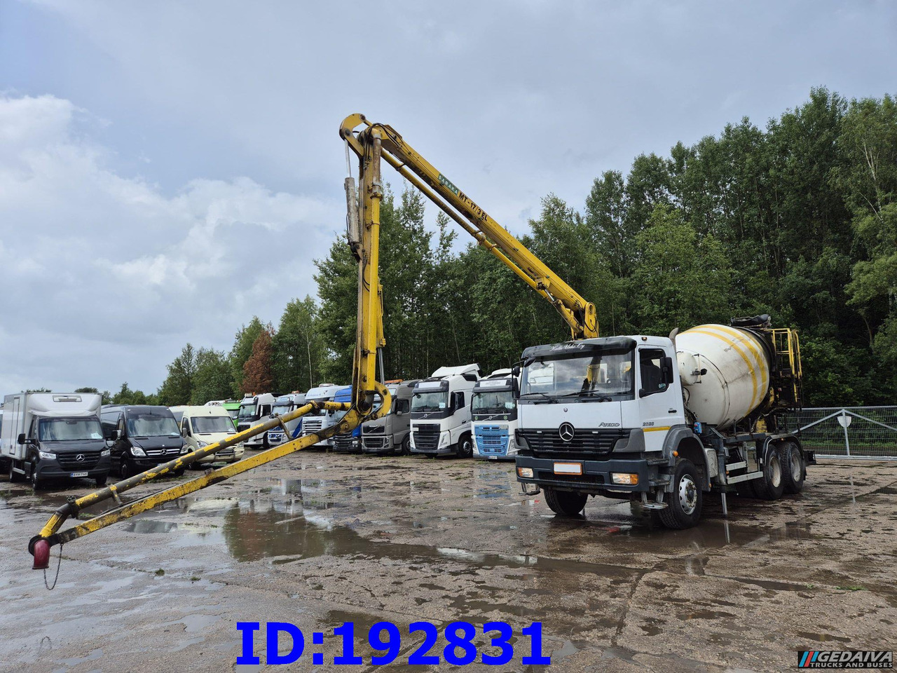 MERCEDES-BENZ Atego 2628 6x4 Schwing 17m 9m3 - Camion pompe: photos 1 MERCEDES-BENZ Atego 2628 6x4 Schwing 17m 9m3 - Camion pompe: photos 1