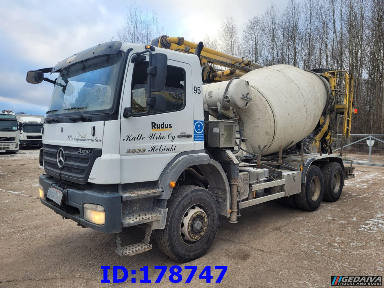 MERCEDES-BENZ Axor 2633 6x4 Schwing 750 - Camion pompe: photos 4 MERCEDES-BENZ Axor 2633 6x4 Schwing 750 - Camion pompe: photos 4