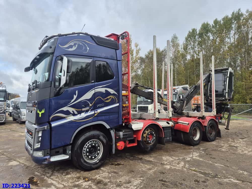 VOLVO FH16 750HP 8x4 +  KESLA CRANE - Camion grumier: photos 1 VOLVO FH16 750HP 8x4 +  KESLA CRANE - Camion grumier: photos 1